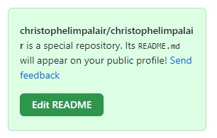 Edit your README after initialization
