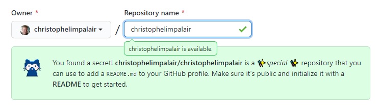 Naming your repo