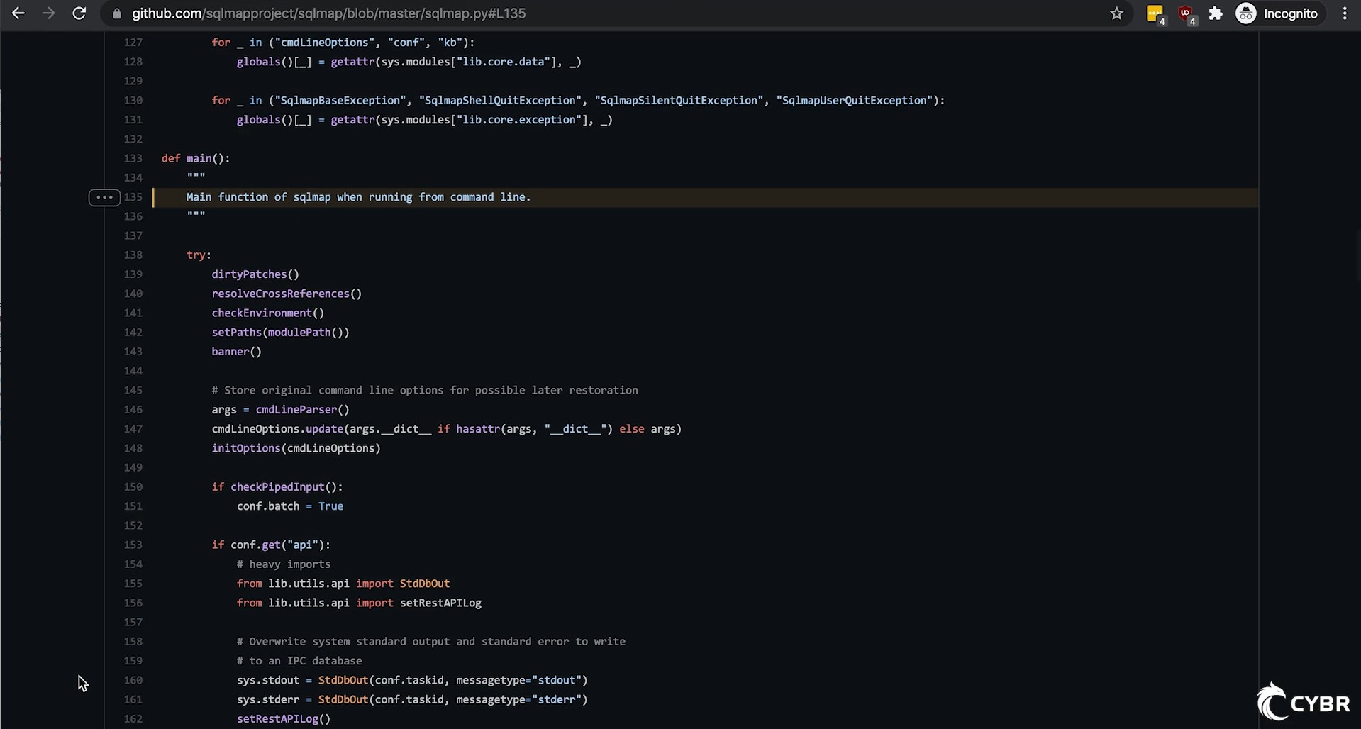 sqlmap source code review