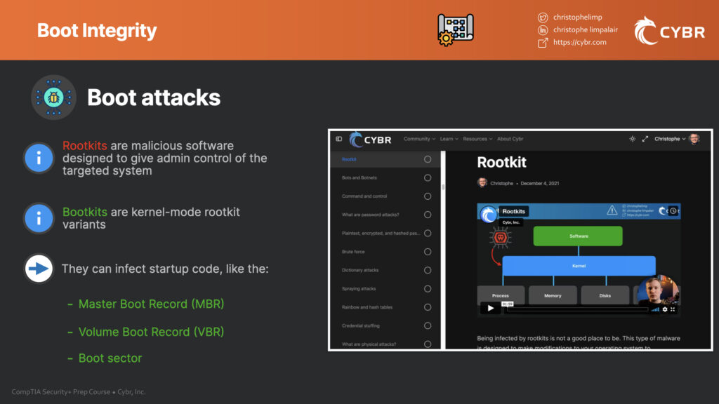 Boot attacks
