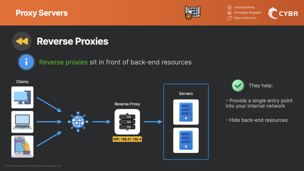 Reverse proxy servers