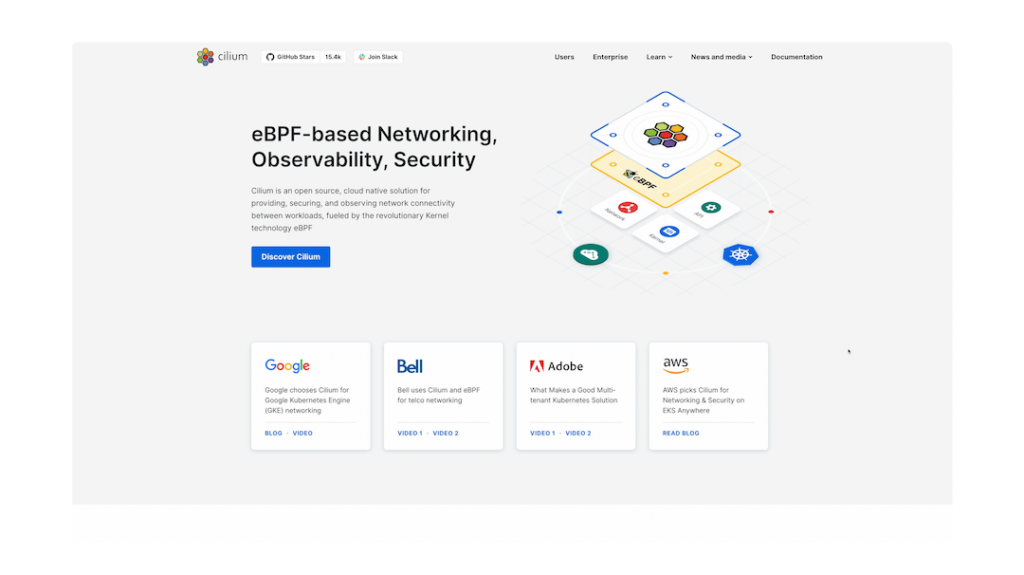 Cilium eBPF-based Networking, Observability, Security